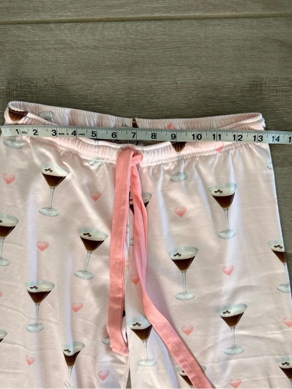 PJ Salvage Pink Espresso Martini Glass Two-Piece Pajama Set ✨ XS ✨Cozy & Cute - Picture 7 of 10